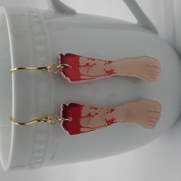 1882- Handmade Halloween Earrings NWT - Picture 1 of 6